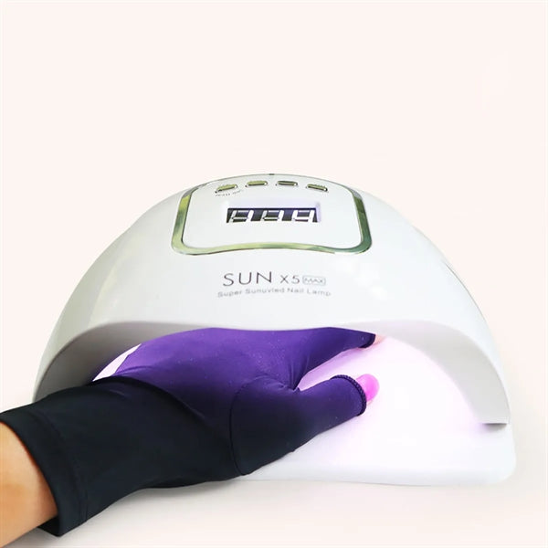 Anti UV Fingerless Gloves for Nail Lamp