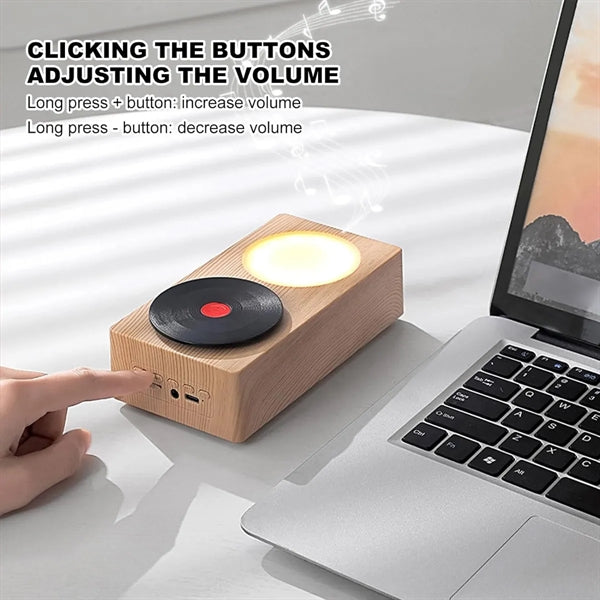 Retro Bluetooth Speaker With Night Light