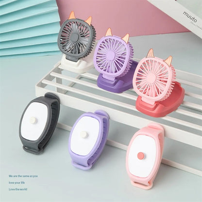 Rechargeable Wrist Strap Hand Fan