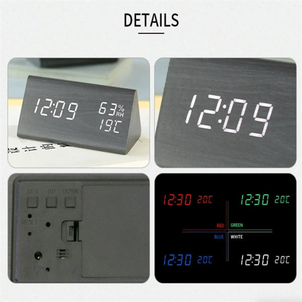 Wooden Alarm Clock