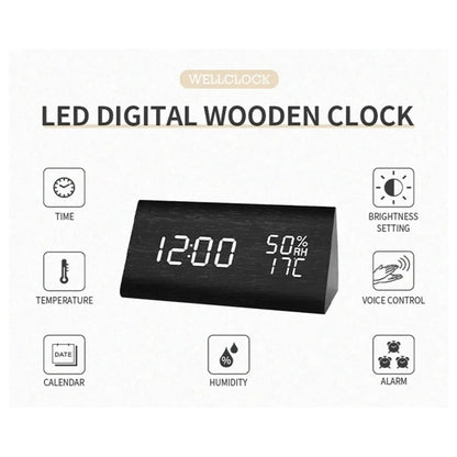 Wooden Alarm Clock