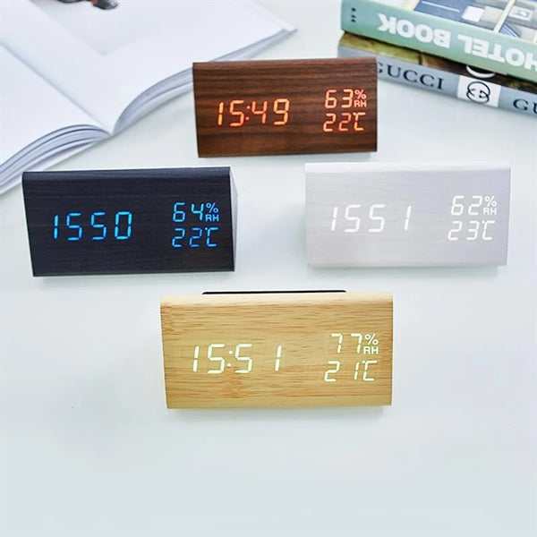 Wooden Alarm Clock