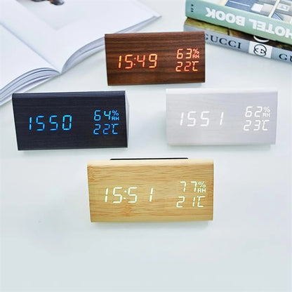 Wooden Alarm Clock