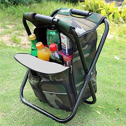 Backpack Stool Cooler Chair