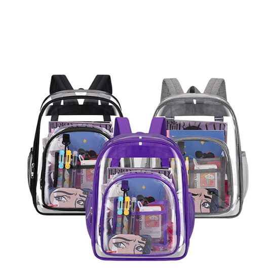 L Size See Through Backpack