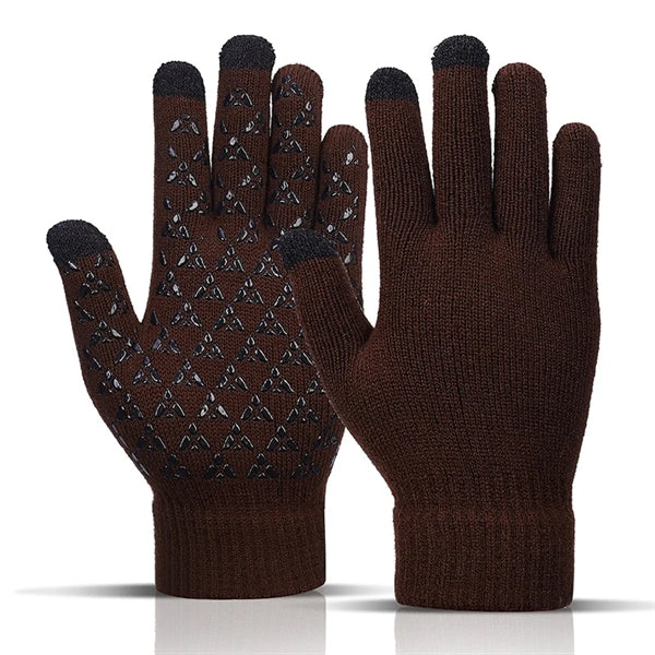 Thickened Knitted Touch Screen Gloves