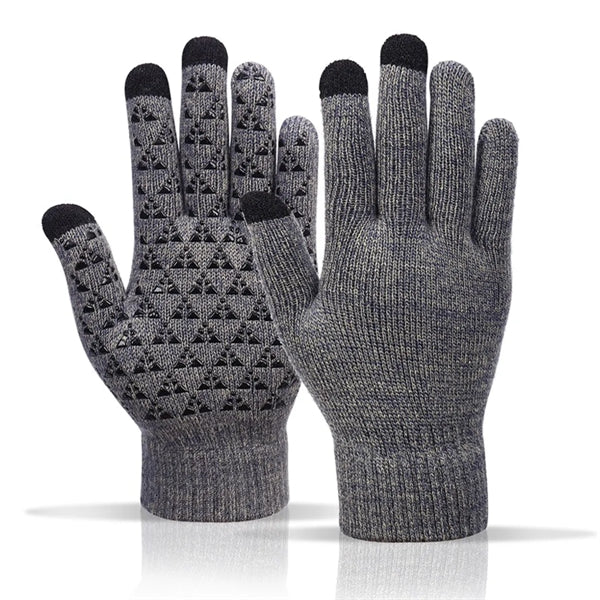 Thickened Knitted Touch Screen Gloves