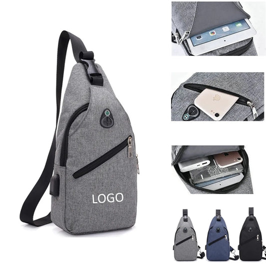 Crossbody Sling Backpack Waterproof Chest Bag