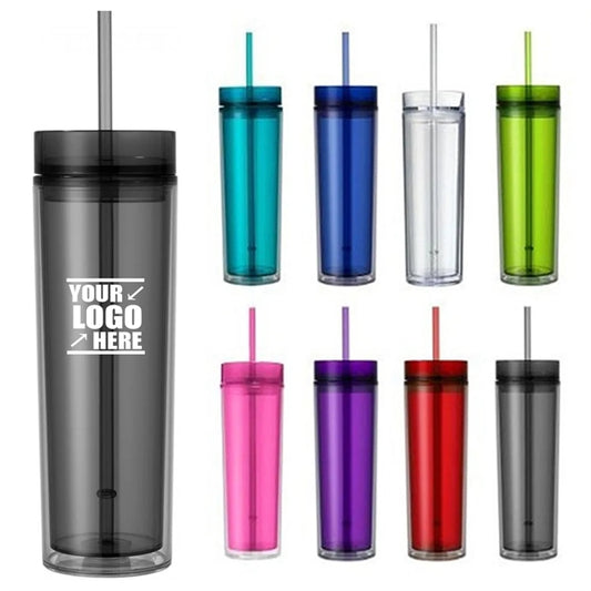 16oz Double Wall Insulated Acrylic Tumbler.