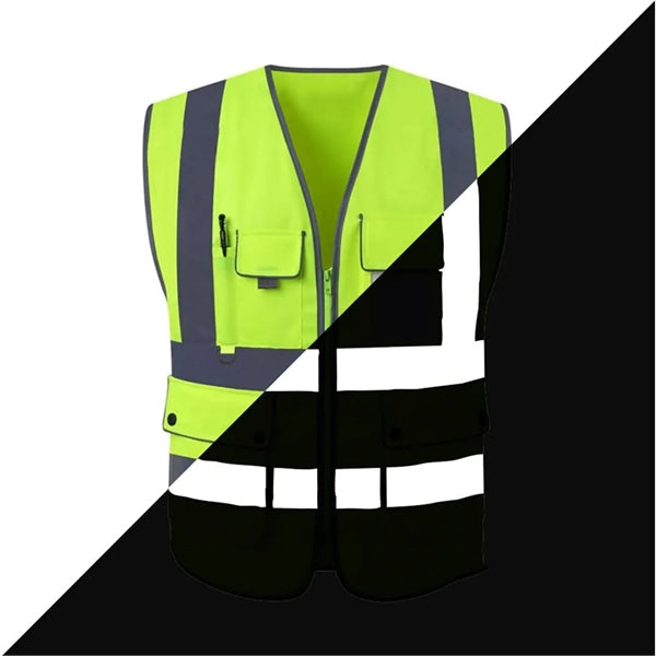 Safety Vest with Hi-Vis Reflective Strip US Class 2