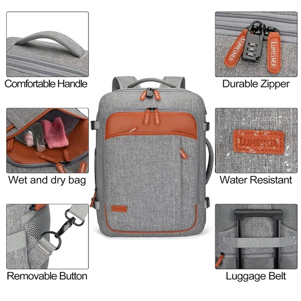 Large Suitcase Backpack
