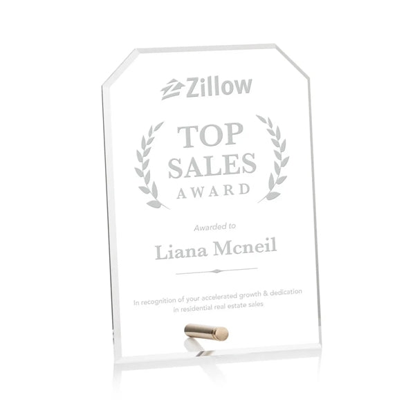 Polaris Clipped Rectangle Award - Gold