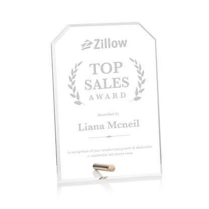 Polaris Clipped Rectangle Award - Gold