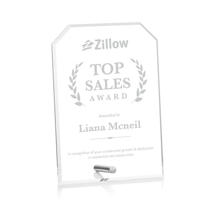 Polaris Clipped Rectangle Award - Silver