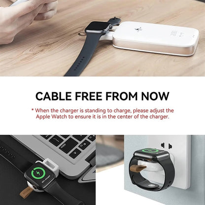 Portable Apple Watch Magnetic Quick USB Wireless Charger