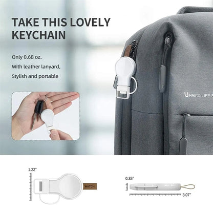 Portable Apple Watch Magnetic Quick USB Wireless Charger