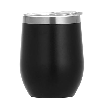 12oz Stainless Steel Vacuum Insulated Wine Tumbler With Lid
