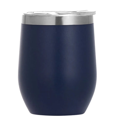12oz Stainless Steel Vacuum Insulated Wine Tumbler With Lid
