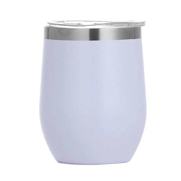 12oz Stainless Steel Vacuum Insulated Wine Tumbler With Lid