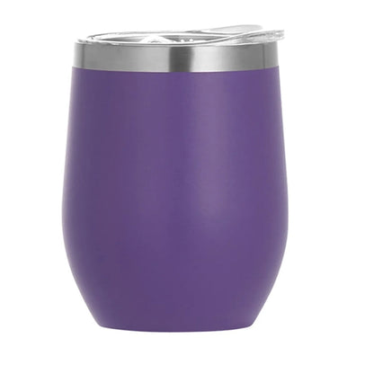 12oz Stainless Steel Vacuum Insulated Wine Tumbler With Lid