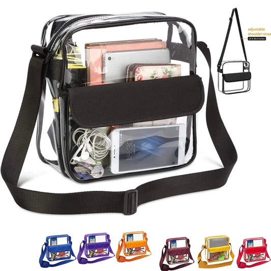 Clear Stadium Bag With Adjustable Shoulder Strap