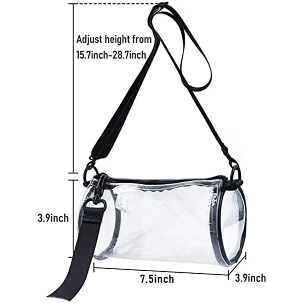 Stadium Approved Clear Crossbody Concerts Purse Bag