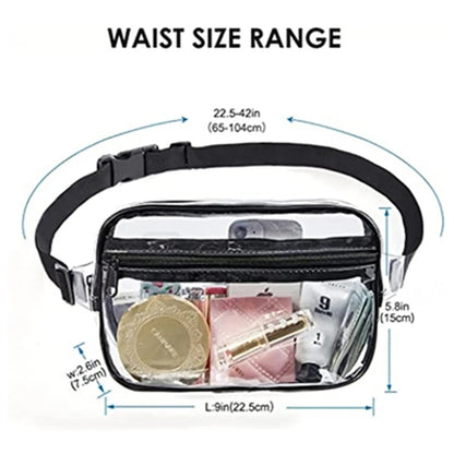Clear Stadium Fanny Pack With Adjustable Strap