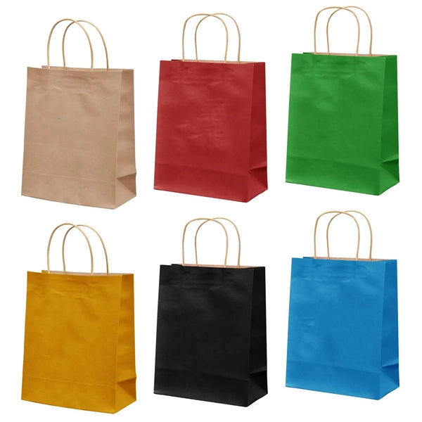 Kraft Paper Shopping Bags With Handle