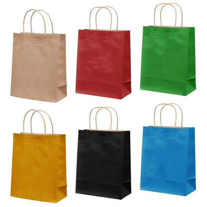 Kraft Paper Shopping Bags With Handle
