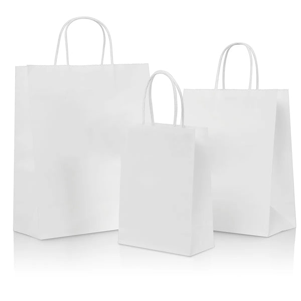 Kraft Paper Shopping Bags With Handle