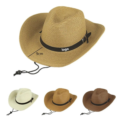 Western Cowboy Cowgirl Straw Hat