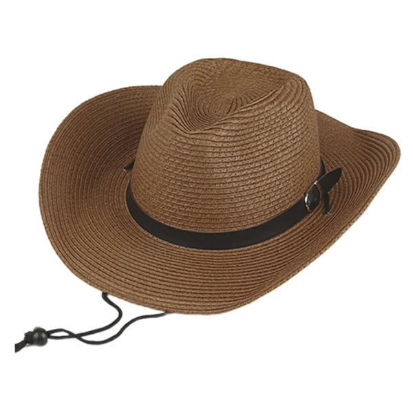 Western Cowboy Cowgirl Straw Hat