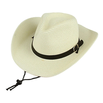 Western Cowboy Cowgirl Straw Hat