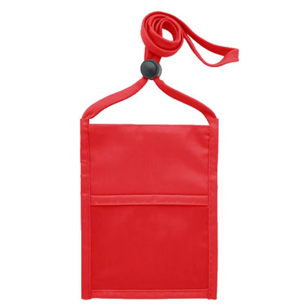 Premium Double Window RPET Recycled ID Neck Wallet