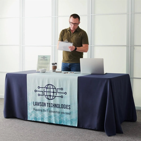 32" Wide Fully Sublimated Satin Table Runners
