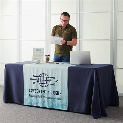 32" Wide Fully Sublimated Satin Table Runners