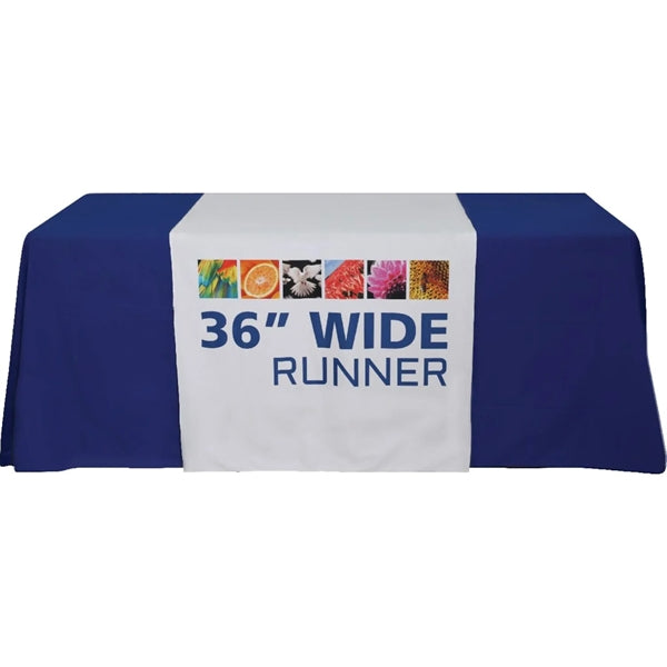 36" Wide Fully Sublimated Satin Table Runners
