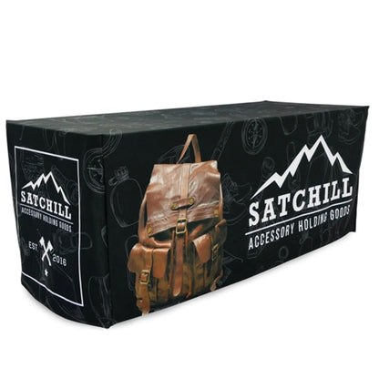 6' Premium Full Color Fitted Zipper Style Table Throws