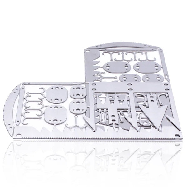 22-In-1 Portable Fishing Emergency Tool Card