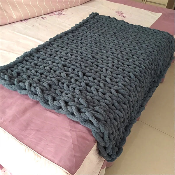 Woven Wool Blanket Sofa Cover