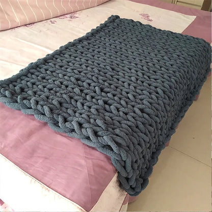 Woven Wool Blanket Sofa Cover