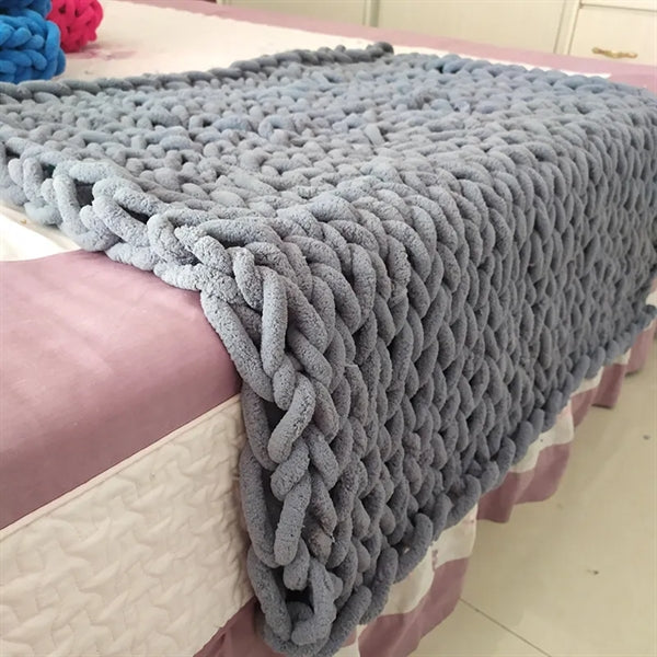 Woven Wool Blanket Sofa Cover