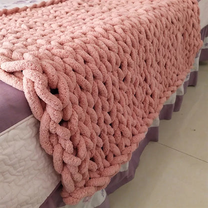 Woven Wool Blanket Sofa Cover