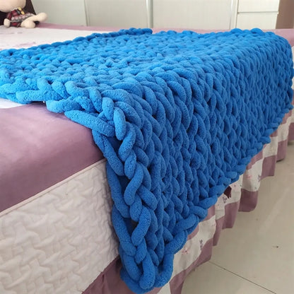 Woven Wool Blanket Sofa Cover