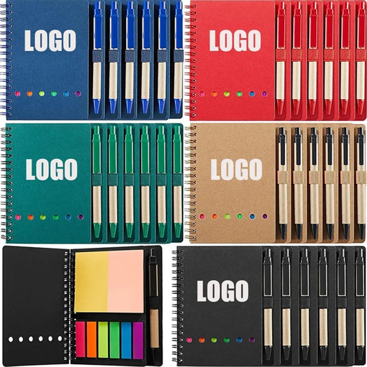 Coil Notebook With Pen And Post-It Notes