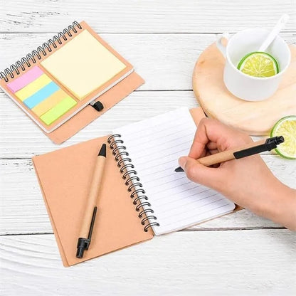 Sticky Notebook with Pen Holder