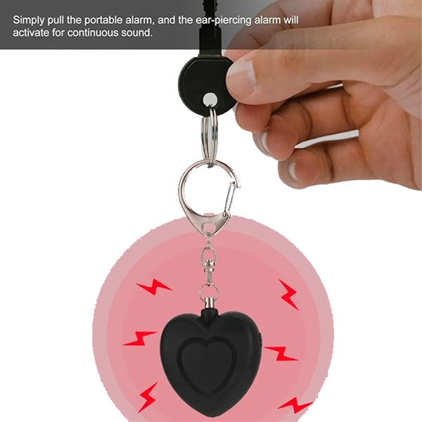 Heart Shaped Personal Security Alarm