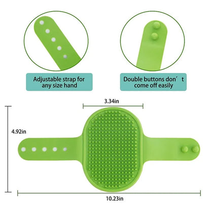 TPR Rubber Pet Bath Brush