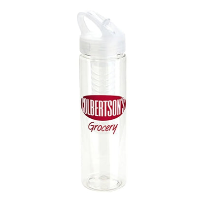 Tritan Fruit Infuser Bottle With Flip Up Lid