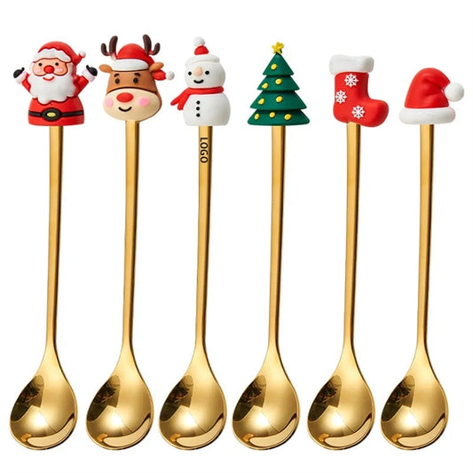 Christmas Stainless Steel Spoon